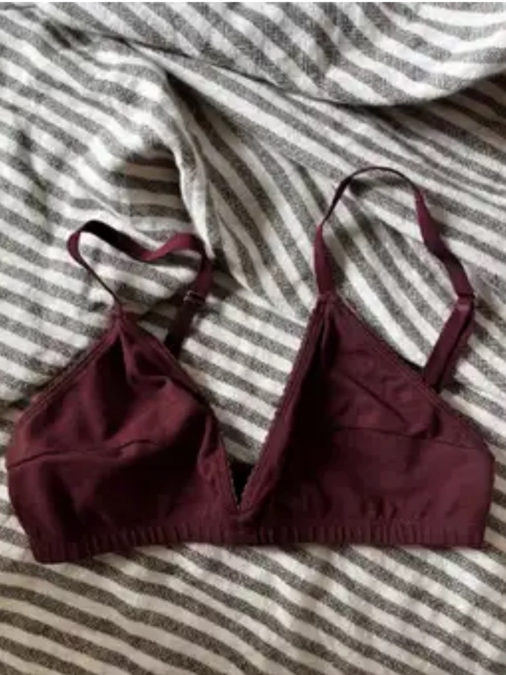 Arq burgundy Magda bra XL